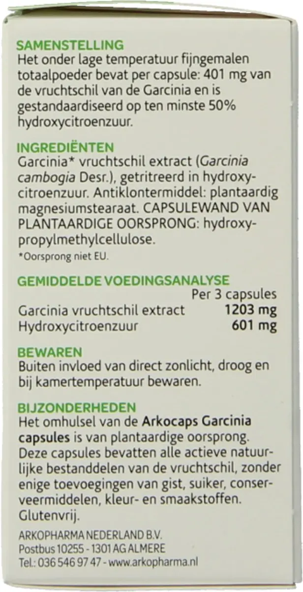 Arkopharma Garcinia Capsules - 45 Stuks