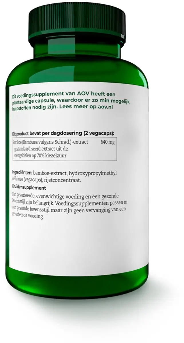 AOV Bamboe-extract 180g - 2x90 Vegacapsules