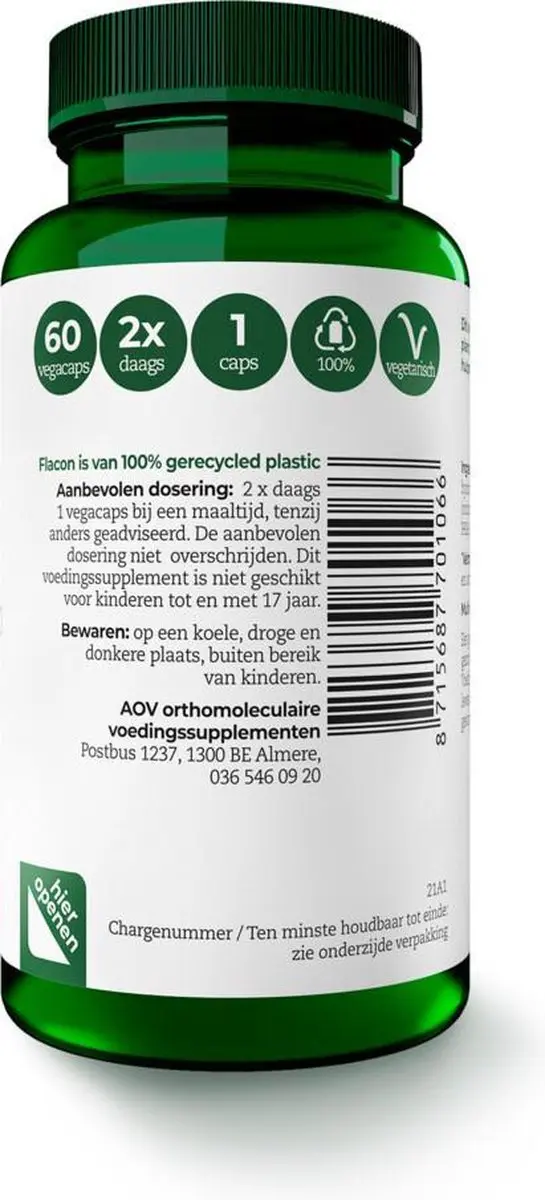 AOV 106 Multi Zwangerschap Multivitaminen 60 Vegacaps