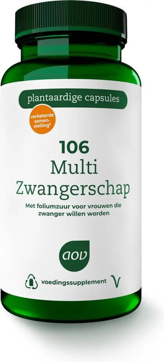 AOV 106 Multi Zwangerschap Multivitaminen 60 Vegacaps