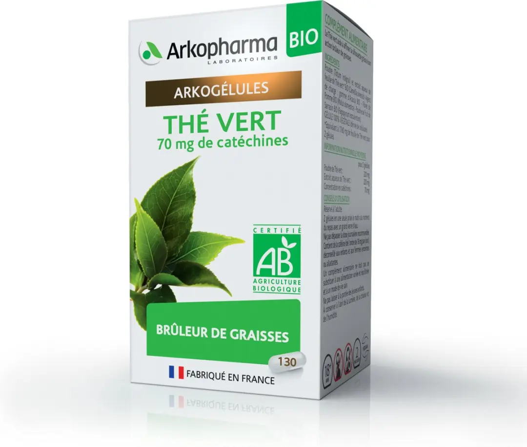 Arkopharma Groene Thee Bio Vetverbrander 130 Capsules