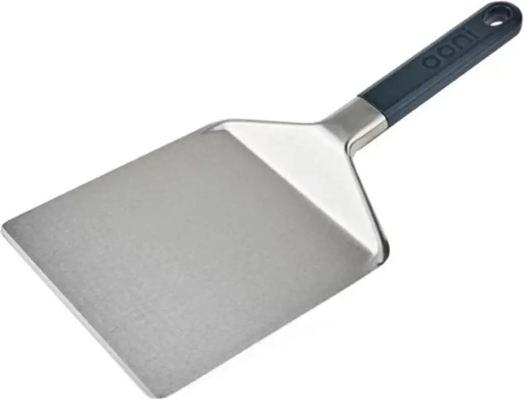 Ooni Spatel voor Pizzapan 36x16cm - RVS Zwart/Zilver