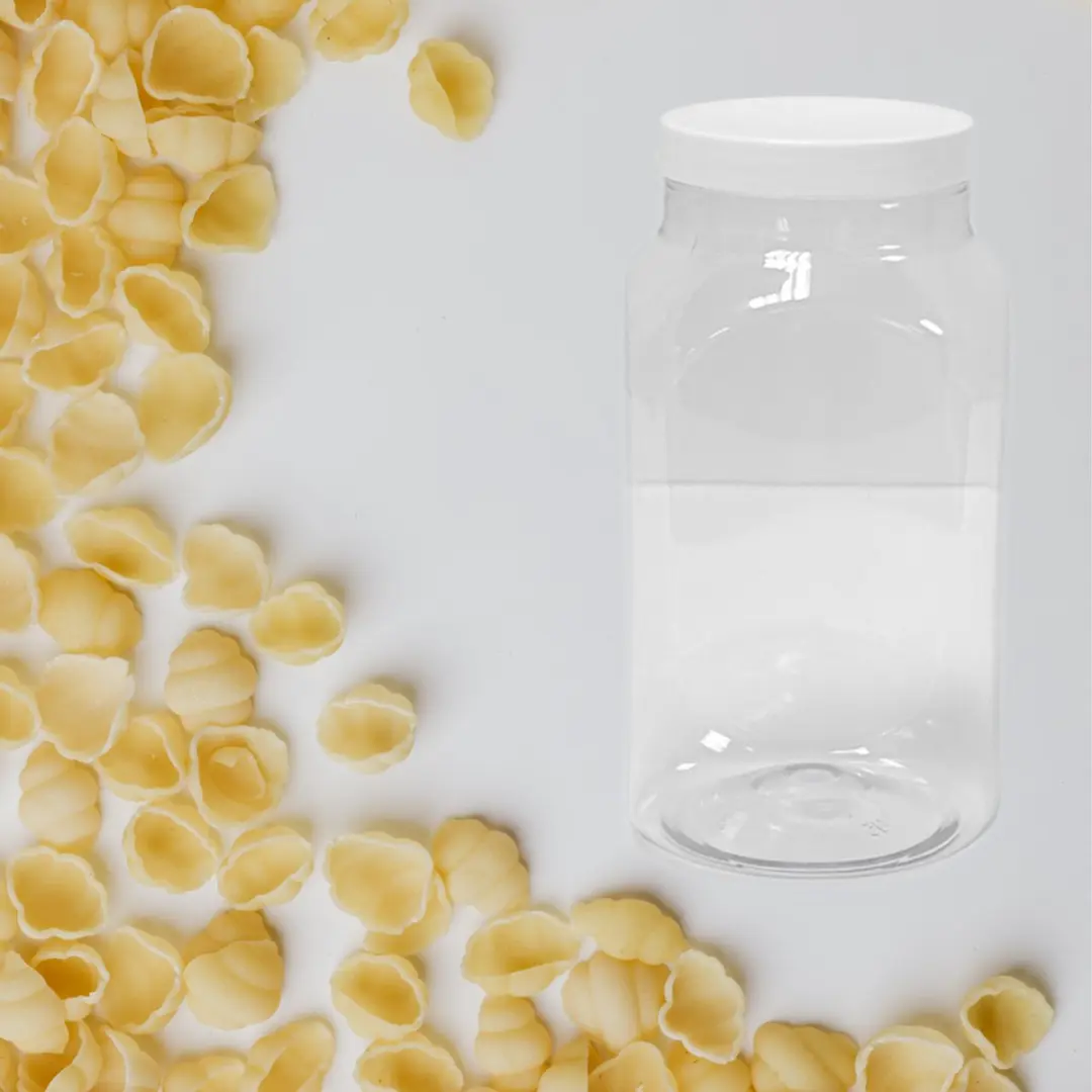 Alpha Plastic Pot 1000ml 07010002C - 5 Stuks - Voedselveilig