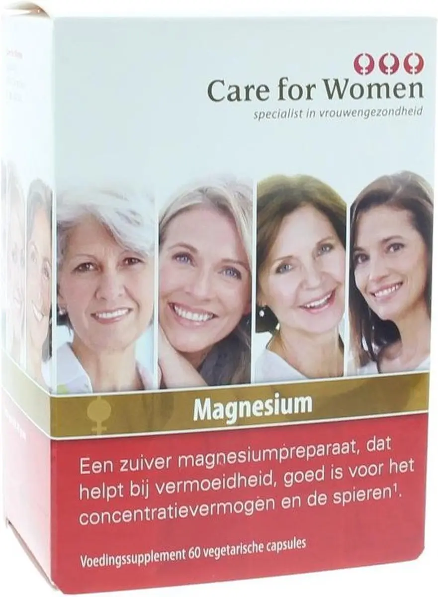 Care For Women Magnesium 60 Vegacapsules - afbeelding 6 van 6