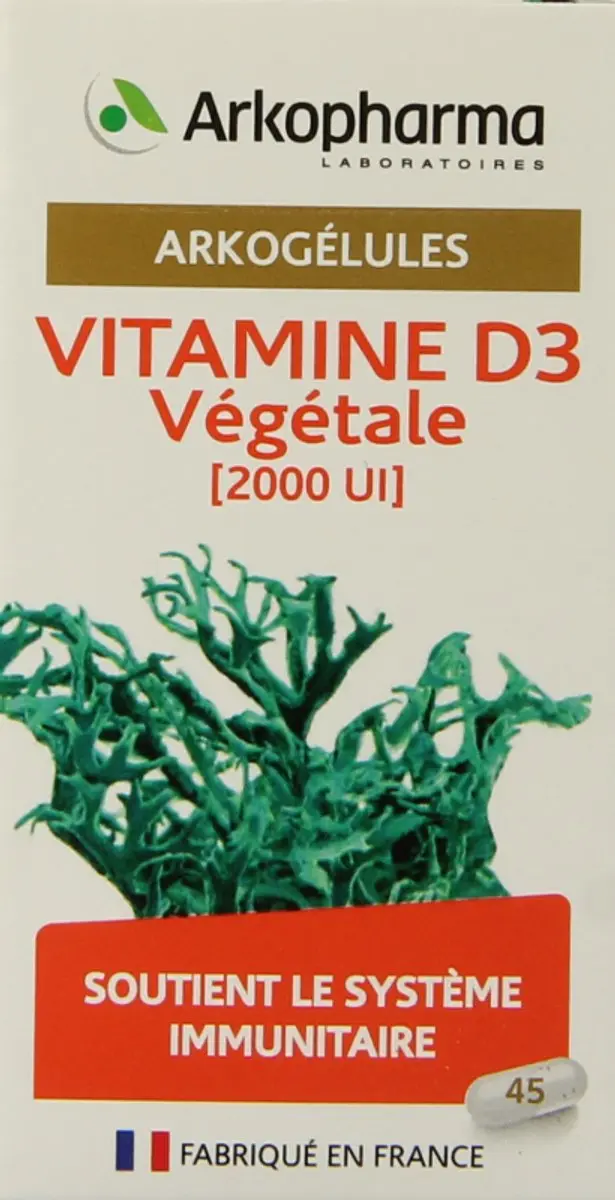 Arkopharma Vitamine D3 Vegan 45 Capsules