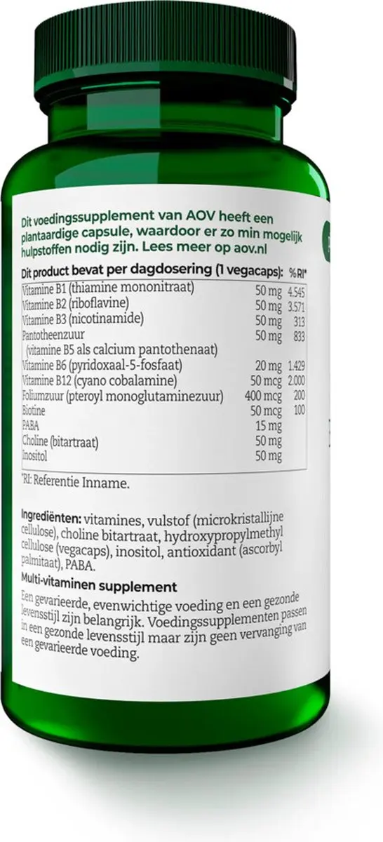 AOV Vitamine B-Complex 60 Vegacapsules