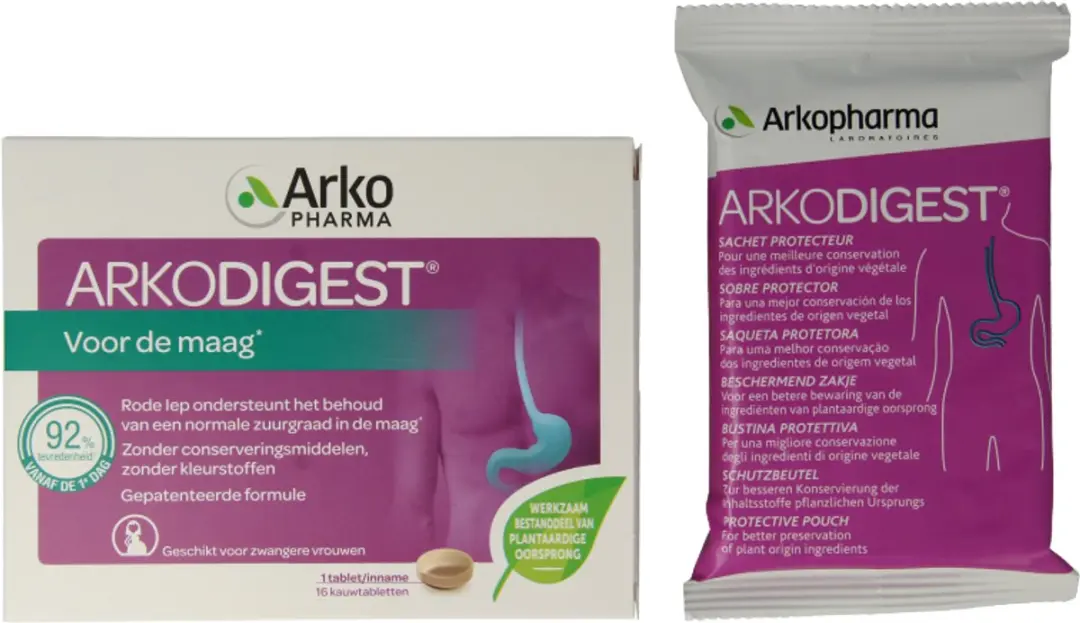 Arkopharma Arkodigest Kauwtabletten - 16 Stuks
