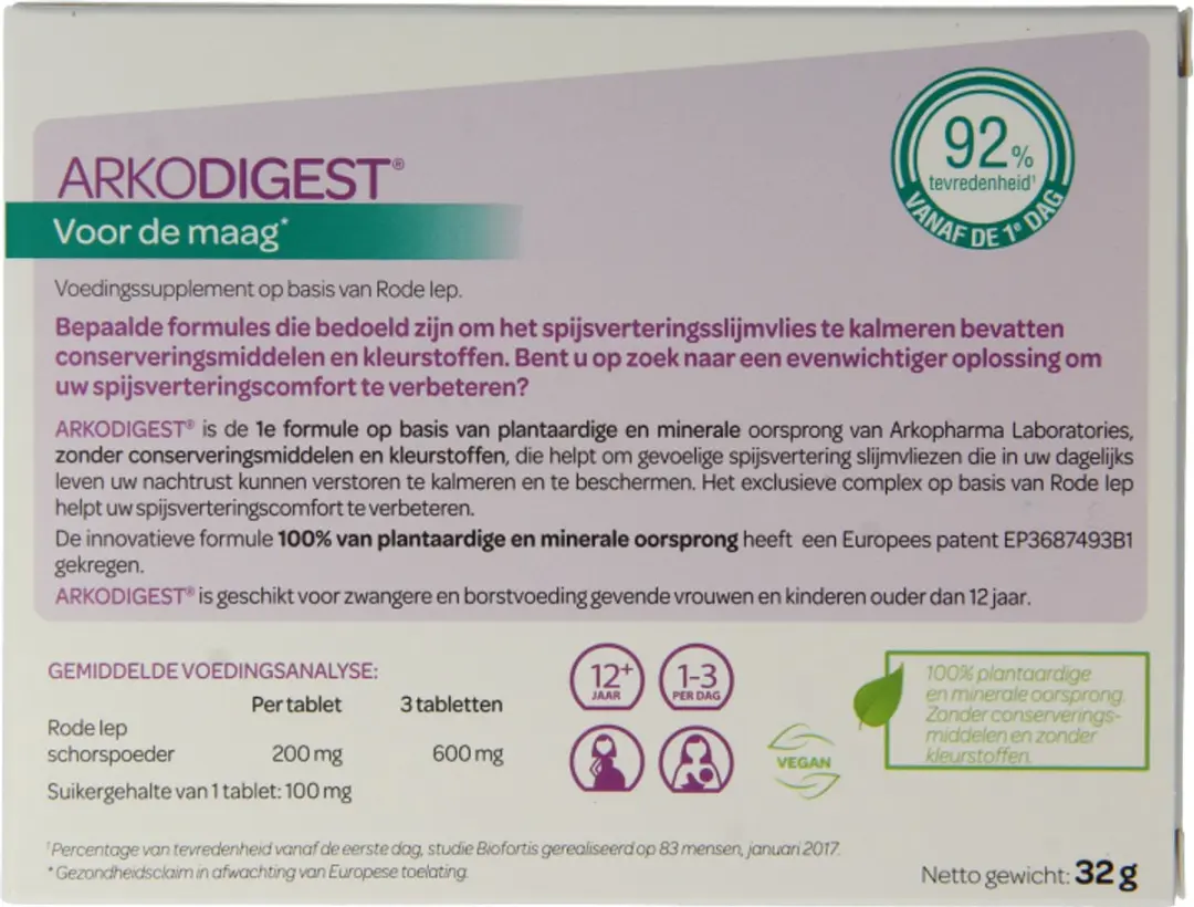 Arkopharma Arkodigest Kauwtabletten - 16 Stuks
