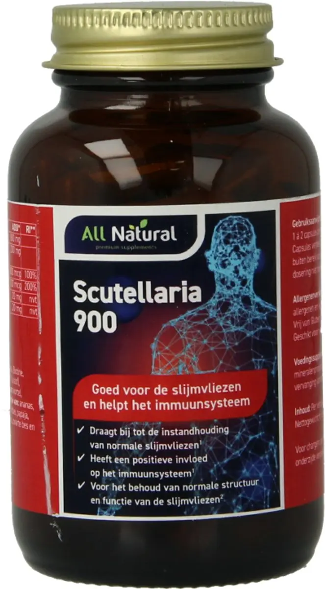 All Natural Scutellaria 60 Capsules