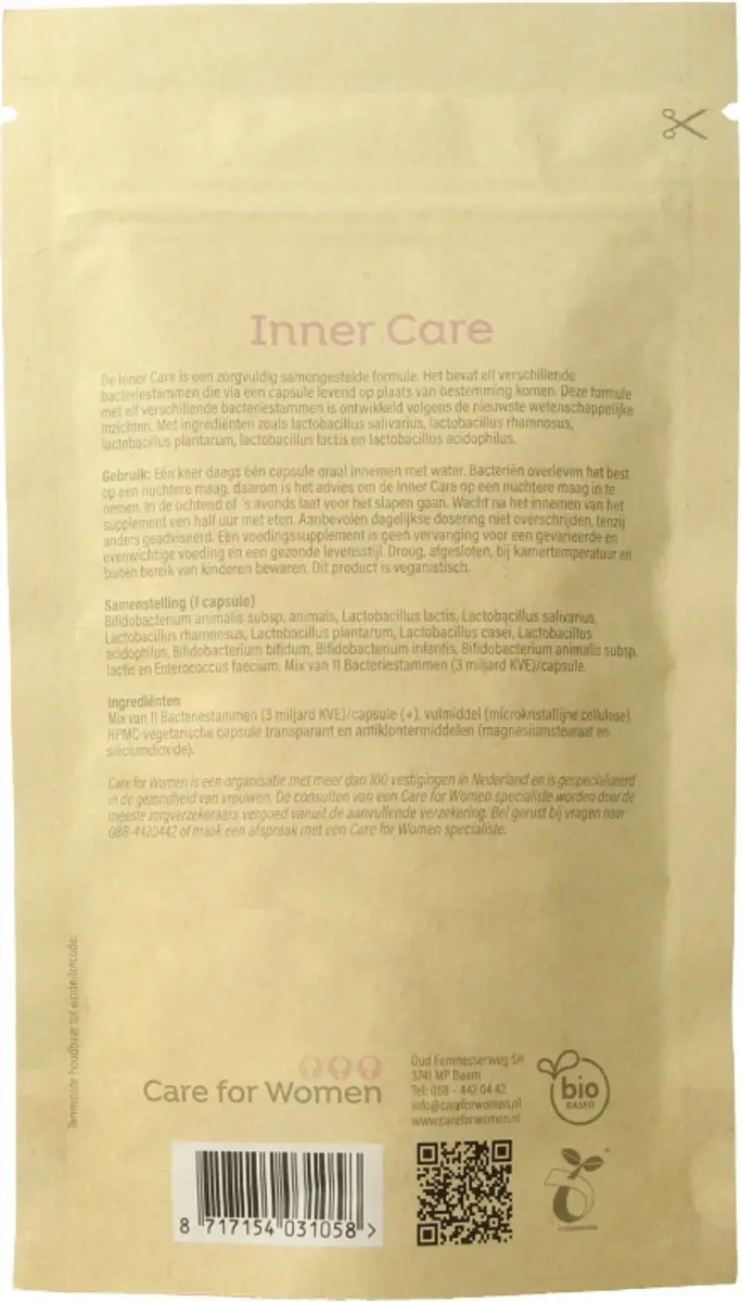 Care For Women Inner Care Capsules - 60 Stuks