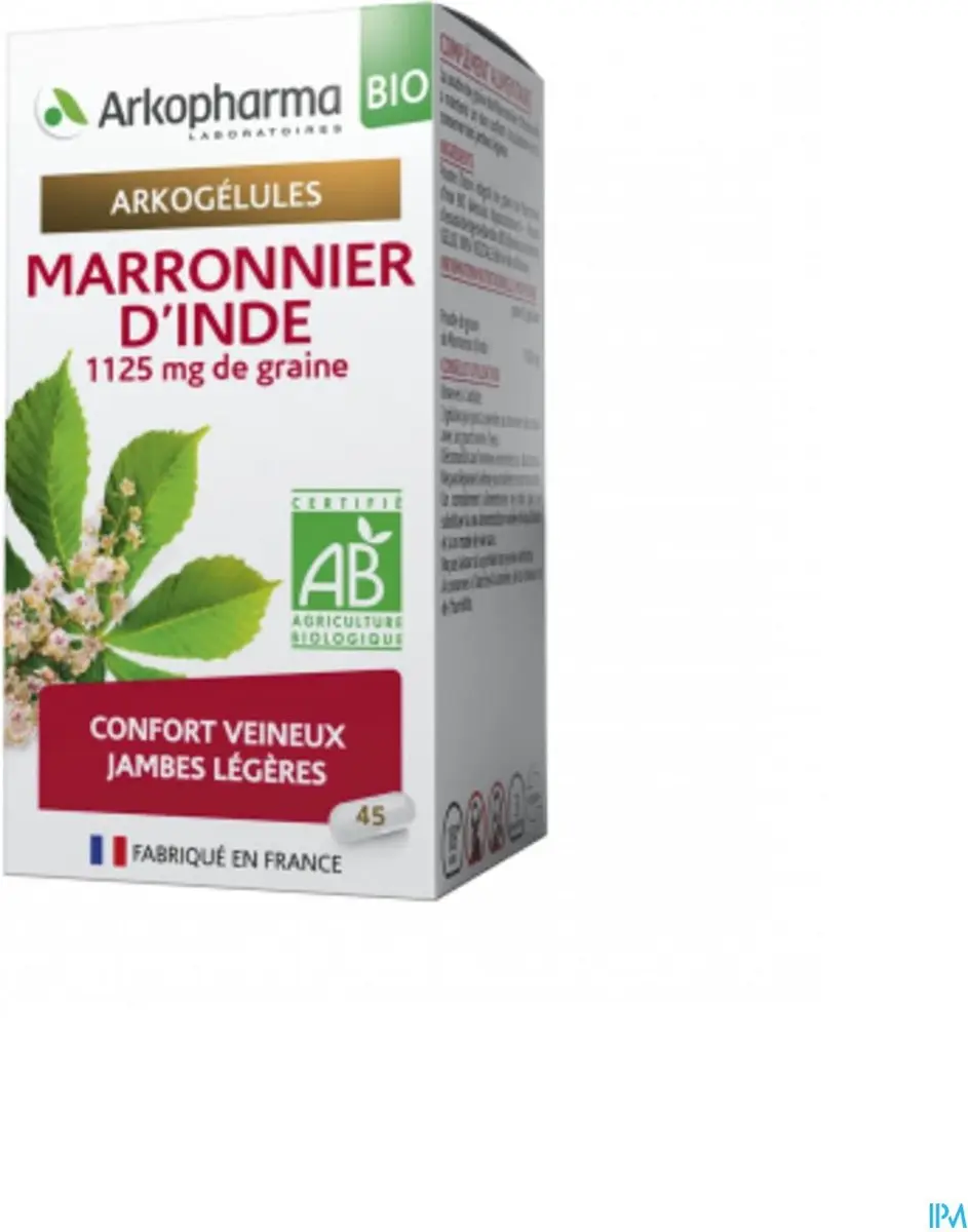 Arkopharma Arkocaps Wilde Kastanje Bio 150 Capsules