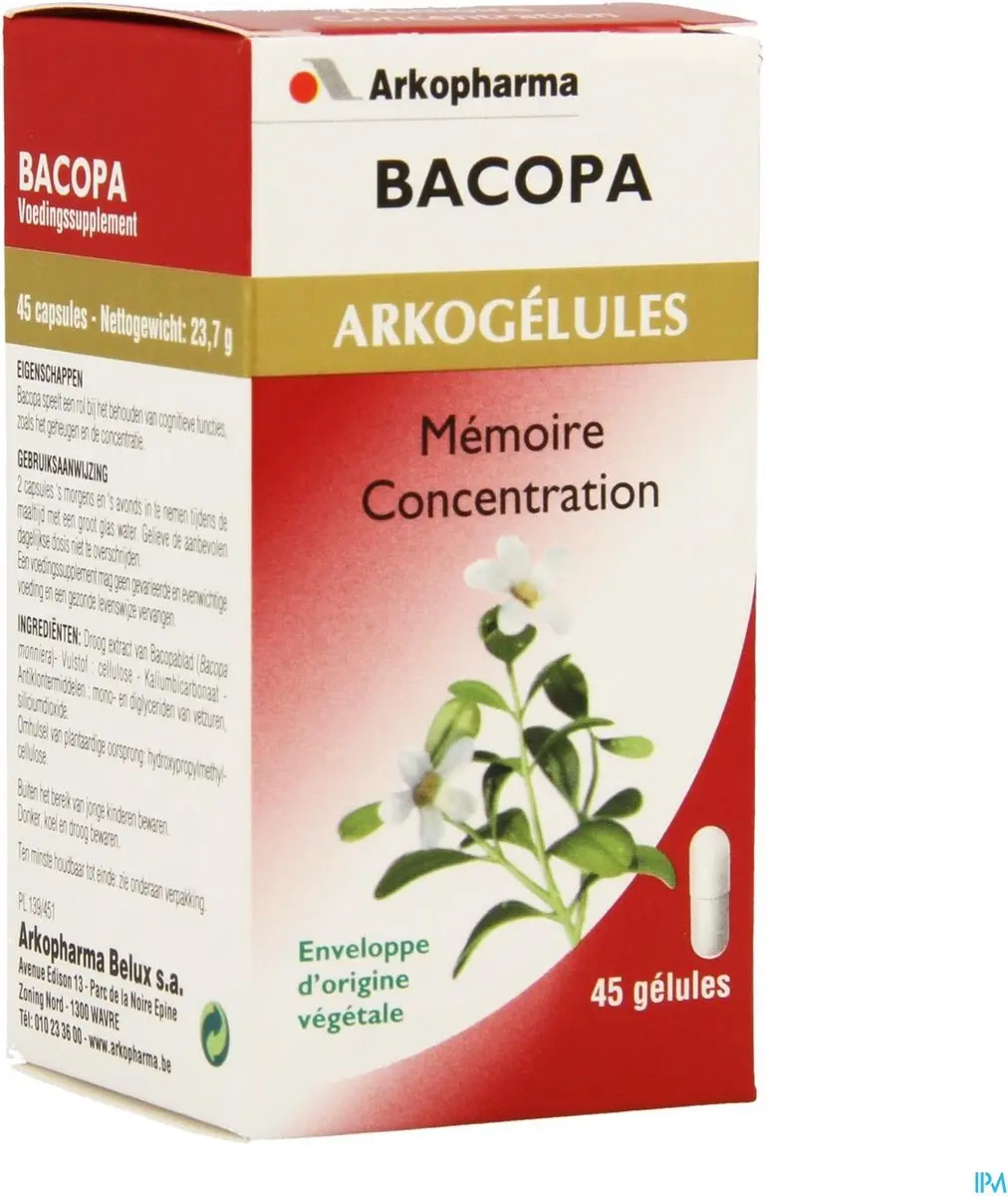 Arkopharma Arkocaps Bacopa 45 - 23ml