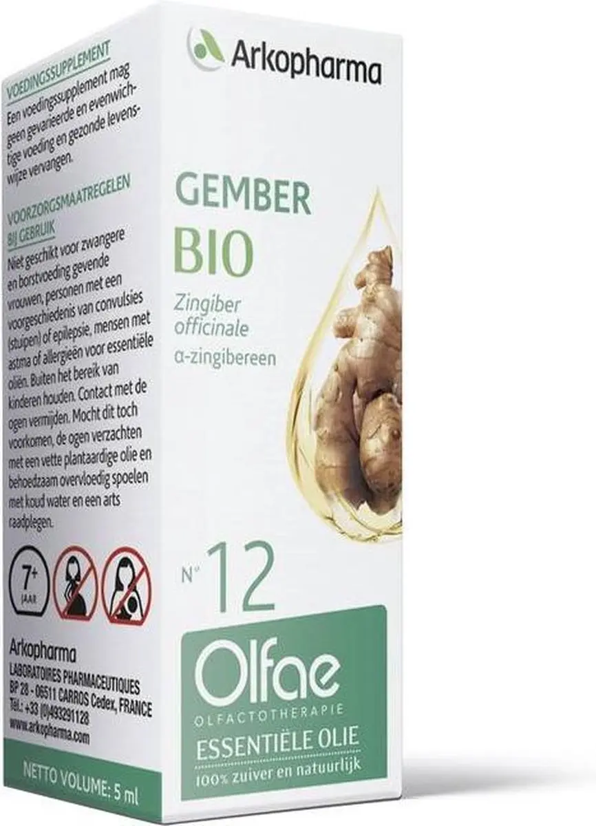 Arkopharma Bio Gember Etherische Olie 5ml