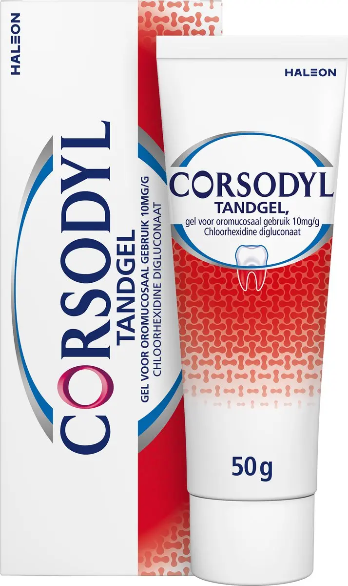 Corsodyl Tandgel 50g