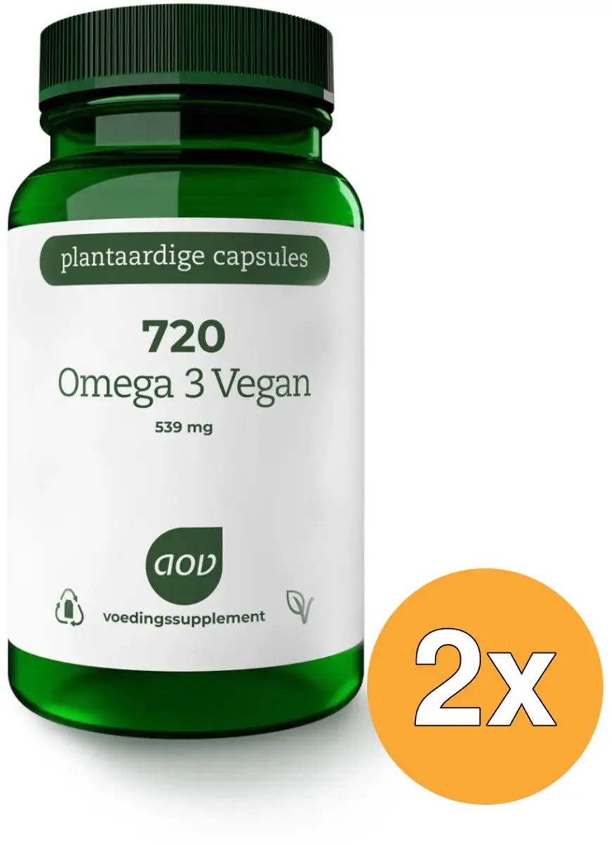 AOV Omega 3 Vegan 120 Vegacapsules - 2x60