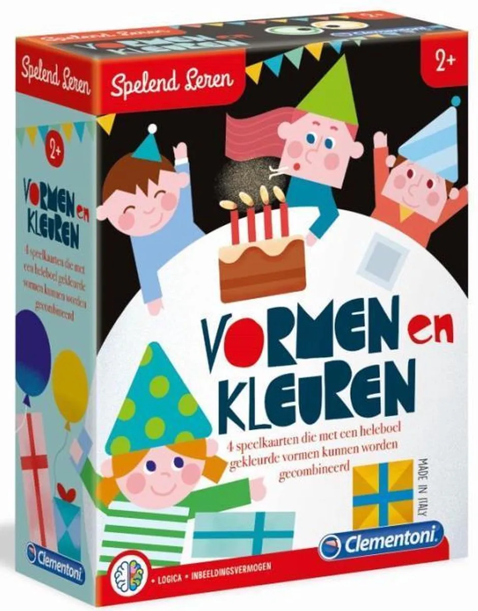 Clementoni Spelend Leren Vormen En Kleuren 66913 - Multicolor - afbeelding 4 van 4