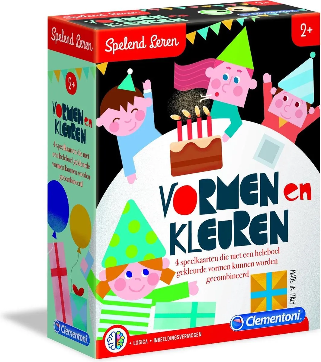 Clementoni Spelend Leren Vormen En Kleuren 66913 - Multicolor - afbeelding 3 van 4