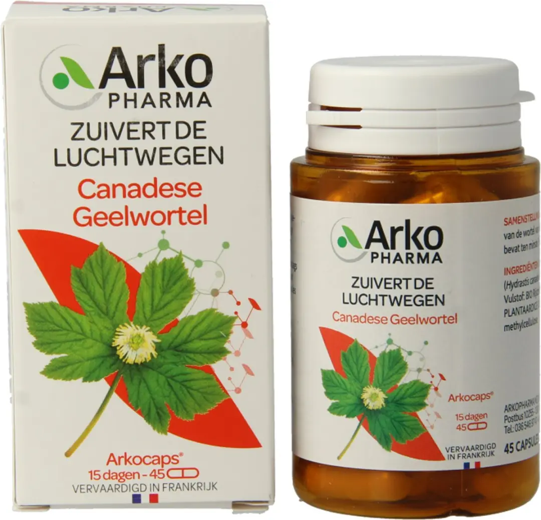 Arkopharma Arkocaps Canadese Geelwortel 45g