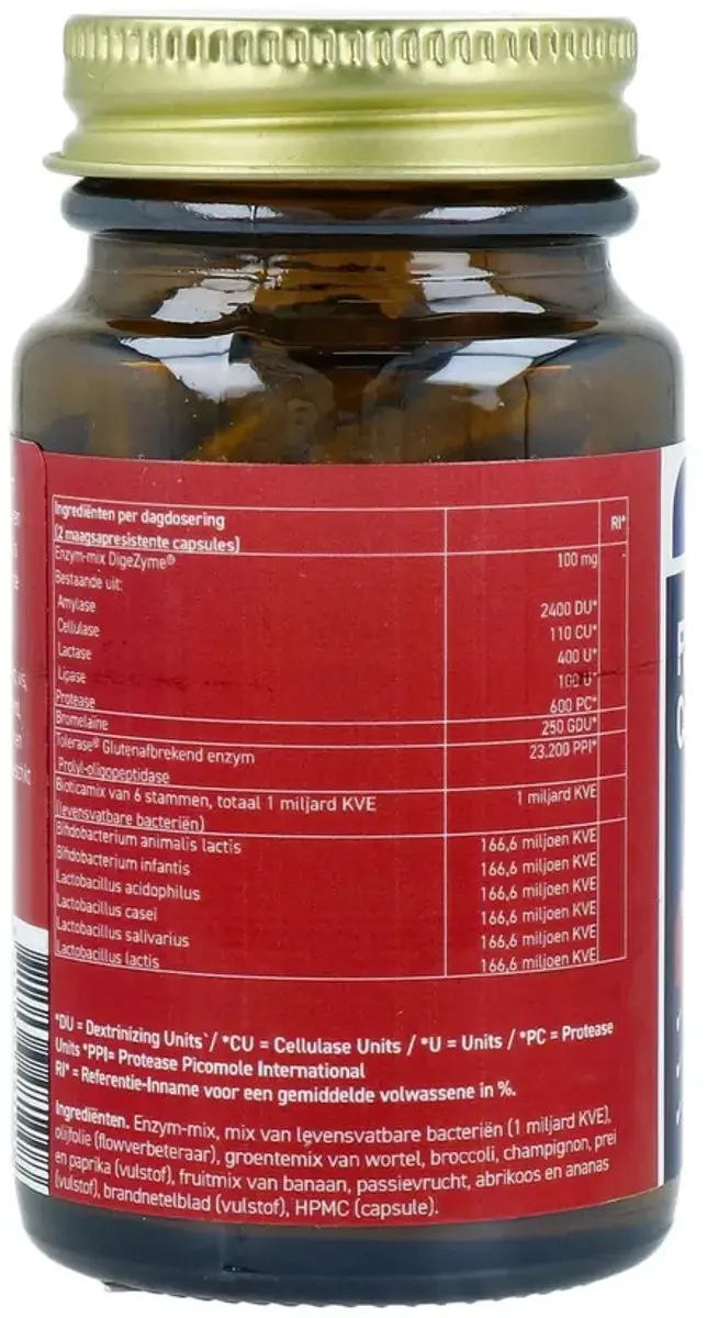 All Natural Biotica Supplement & Enzymen 60 Vegetarische Capsules