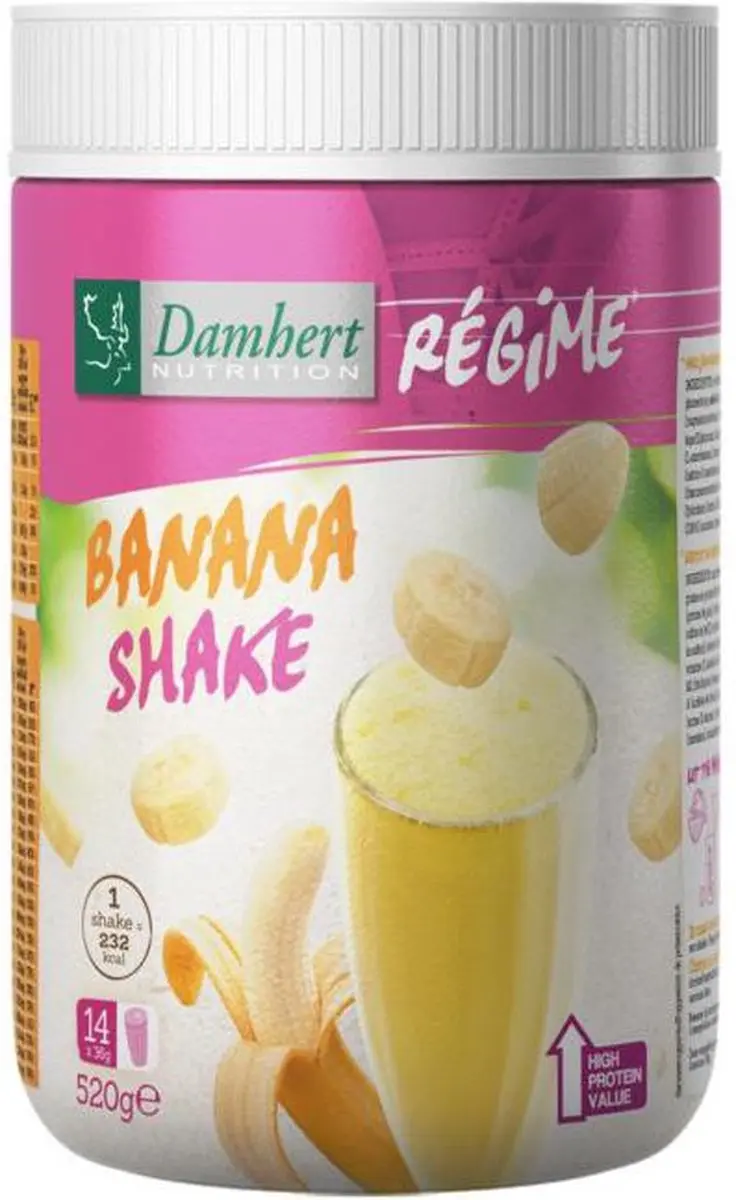Damhert Think Slim Maaltijdshake Banaan 520g