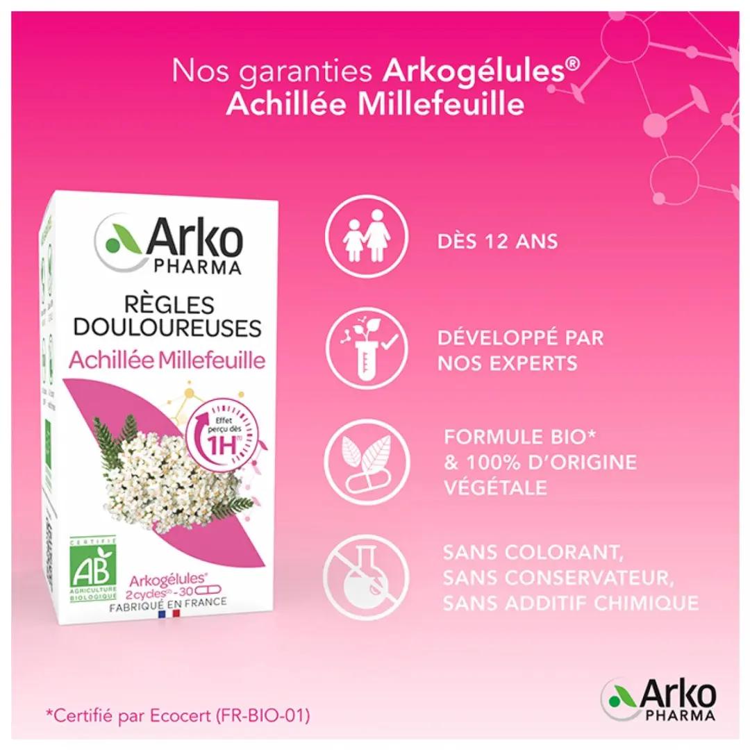 Arkopharma Pijnlijke Menstruatie Biologisch Capsules 30 Stuks