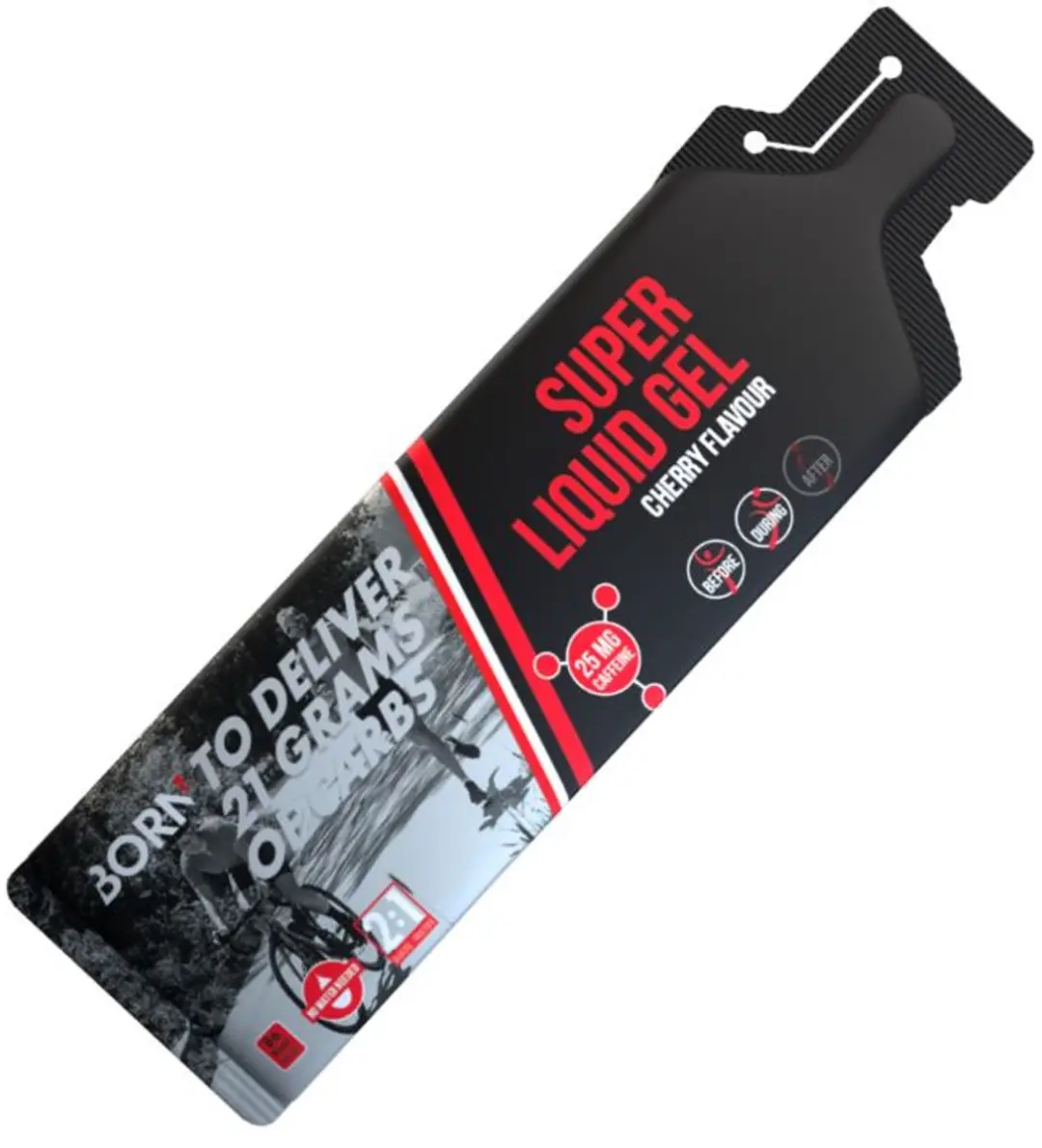 Born Super Liquid Energy Gel Cherry + Caffeine 55ml