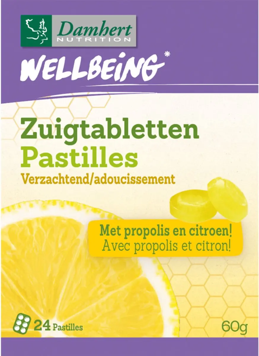 Damhert Wellbeing Zuigtabletten 60g