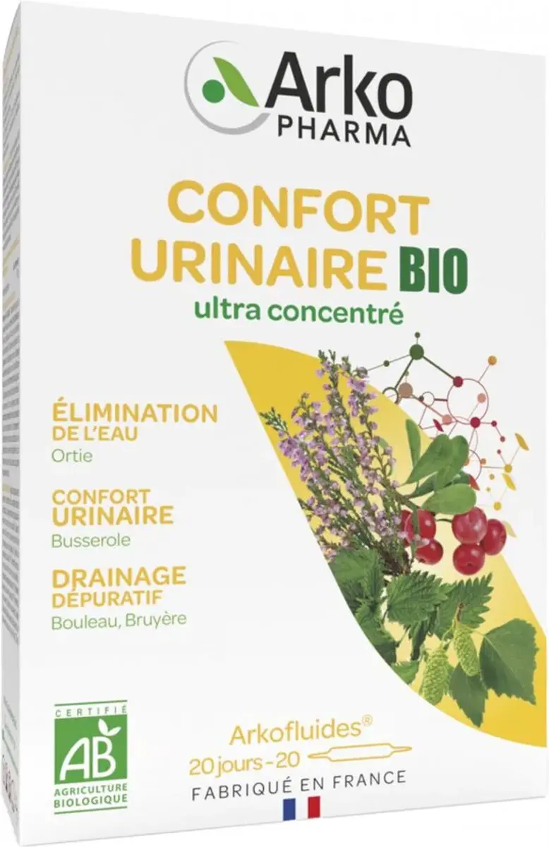 Arkopharma Arkofluides Organic Urinary Comfort 20 Phials
