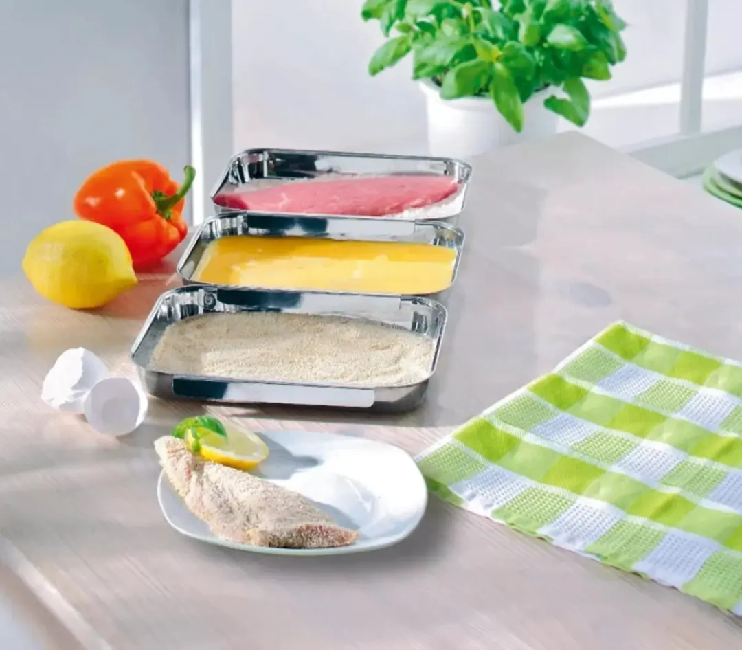 Westfalia Paneerbakjesset 3-delig - Zilver