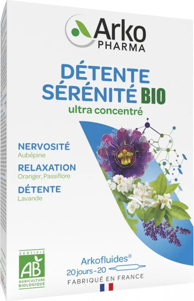 Arkopharma Arkofluides Détente Sérénité Bio 200ml