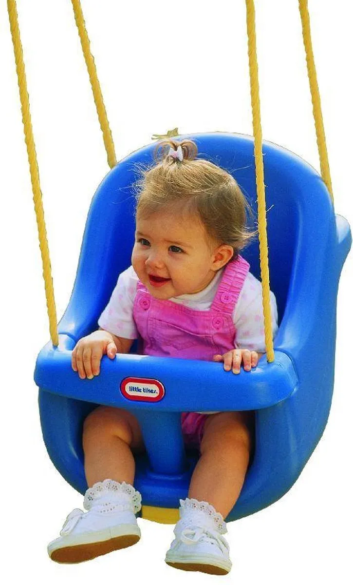 Little Tikes High Back Peuter Schommel - Blauw