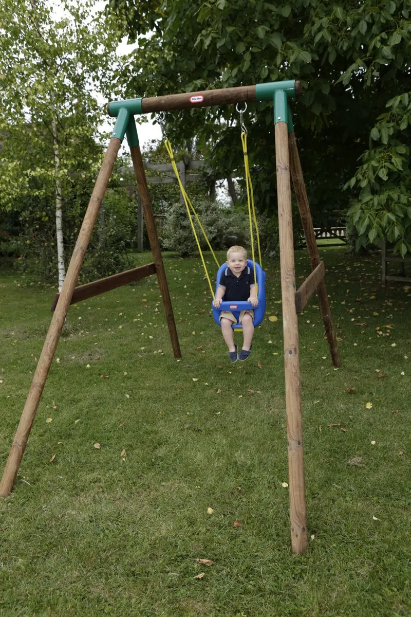 Little Tikes High Back Peuter Schommel - Blauw