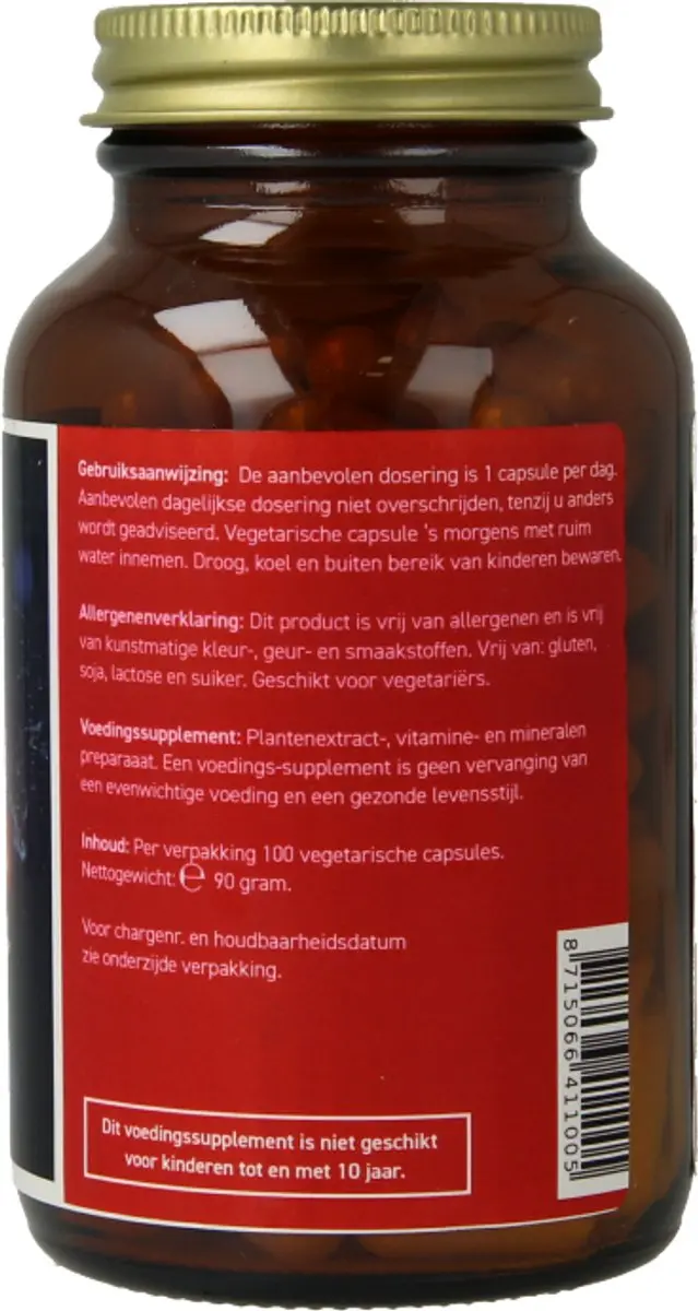 All Natural Rhodiola 100 Capsules - 100mg