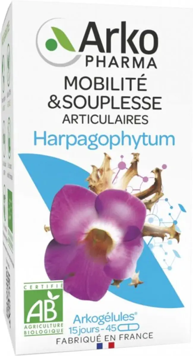 Arkopharma Arkogélules Harpagophytum Bio 45 Capsules