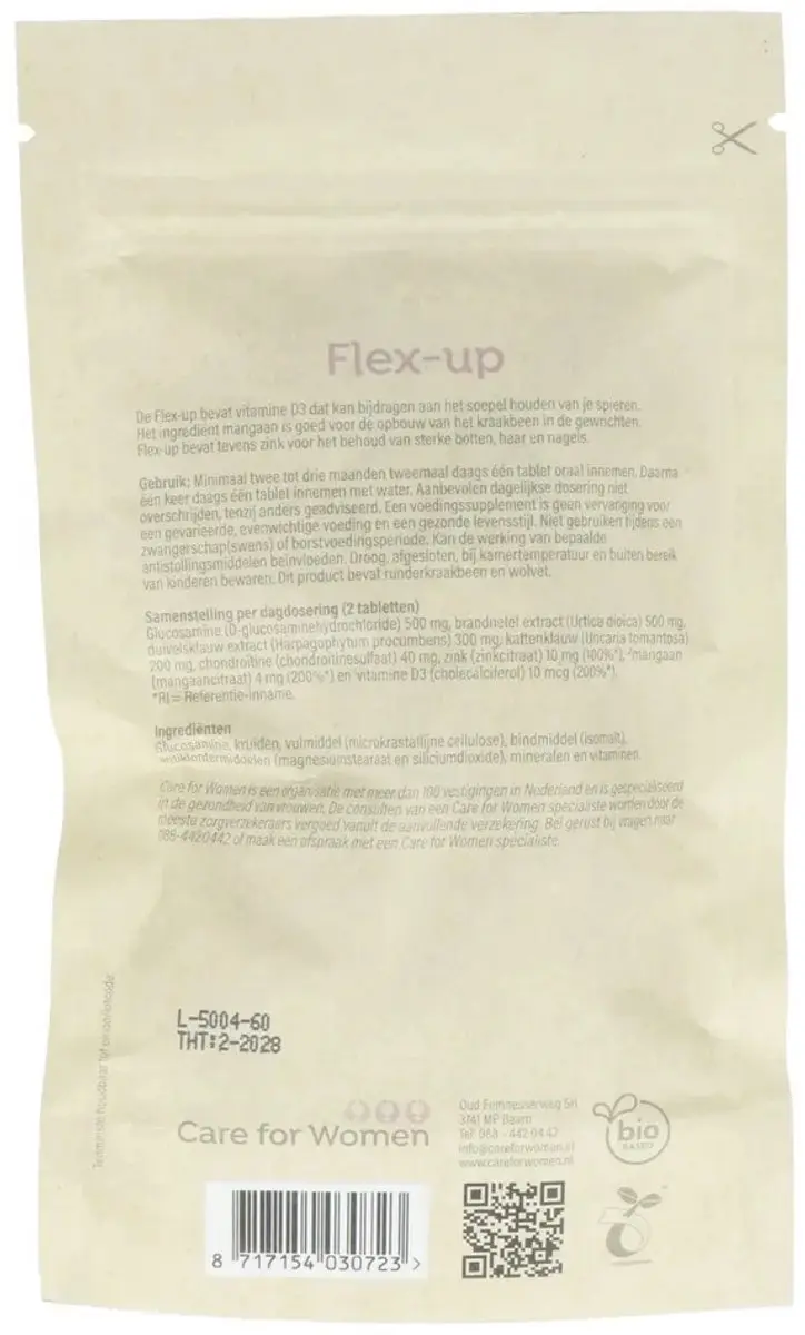 Care For Women Flex-up Voedingssupplement 60 Tabletten