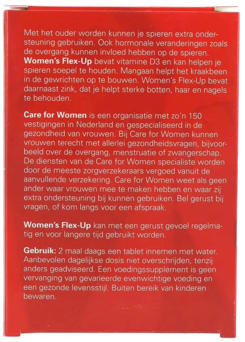 Care For Women Flex-up Voedingssupplement 60 Tabletten
