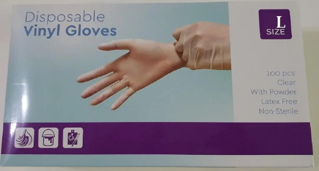 Newell Wegwerp Handschoenen Vinyl Large