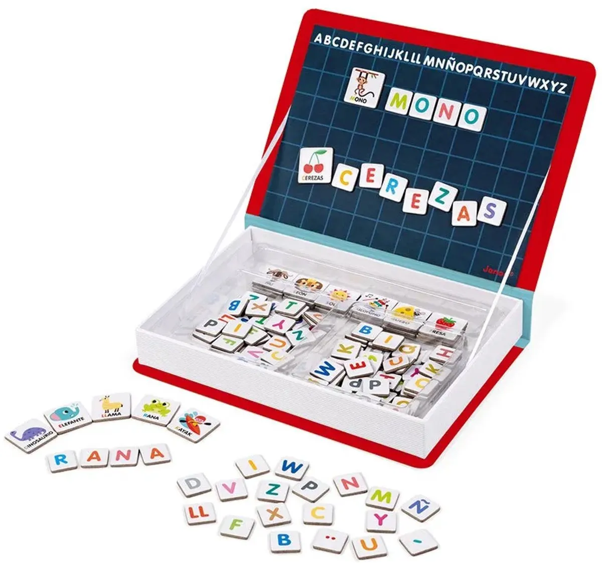 Janod Magnetibook Alfabet Spaans J02714 - Speelset 144 Magneten - afbeelding 6 van 6