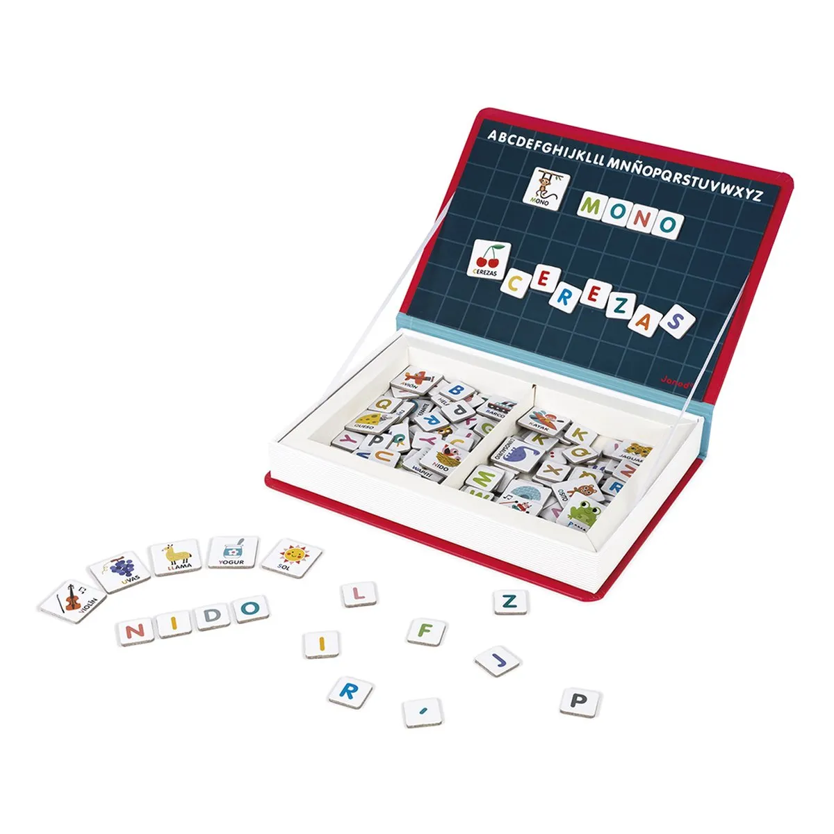Janod Magnetibook Alfabet Spaans J02714 - Speelset 144 Magneten