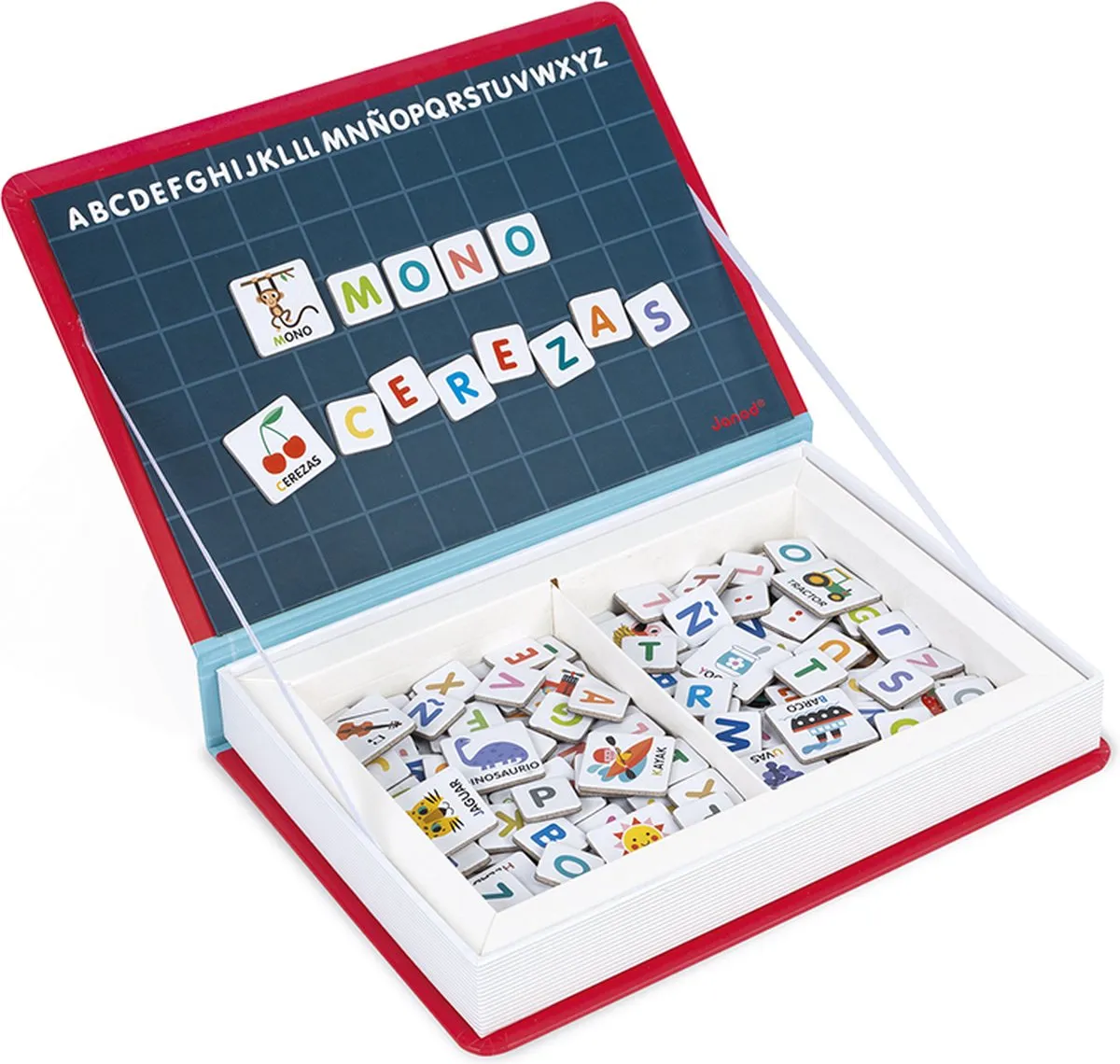 Janod Magnetibook Alfabet Spaans J02714 - Speelset 144 Magneten