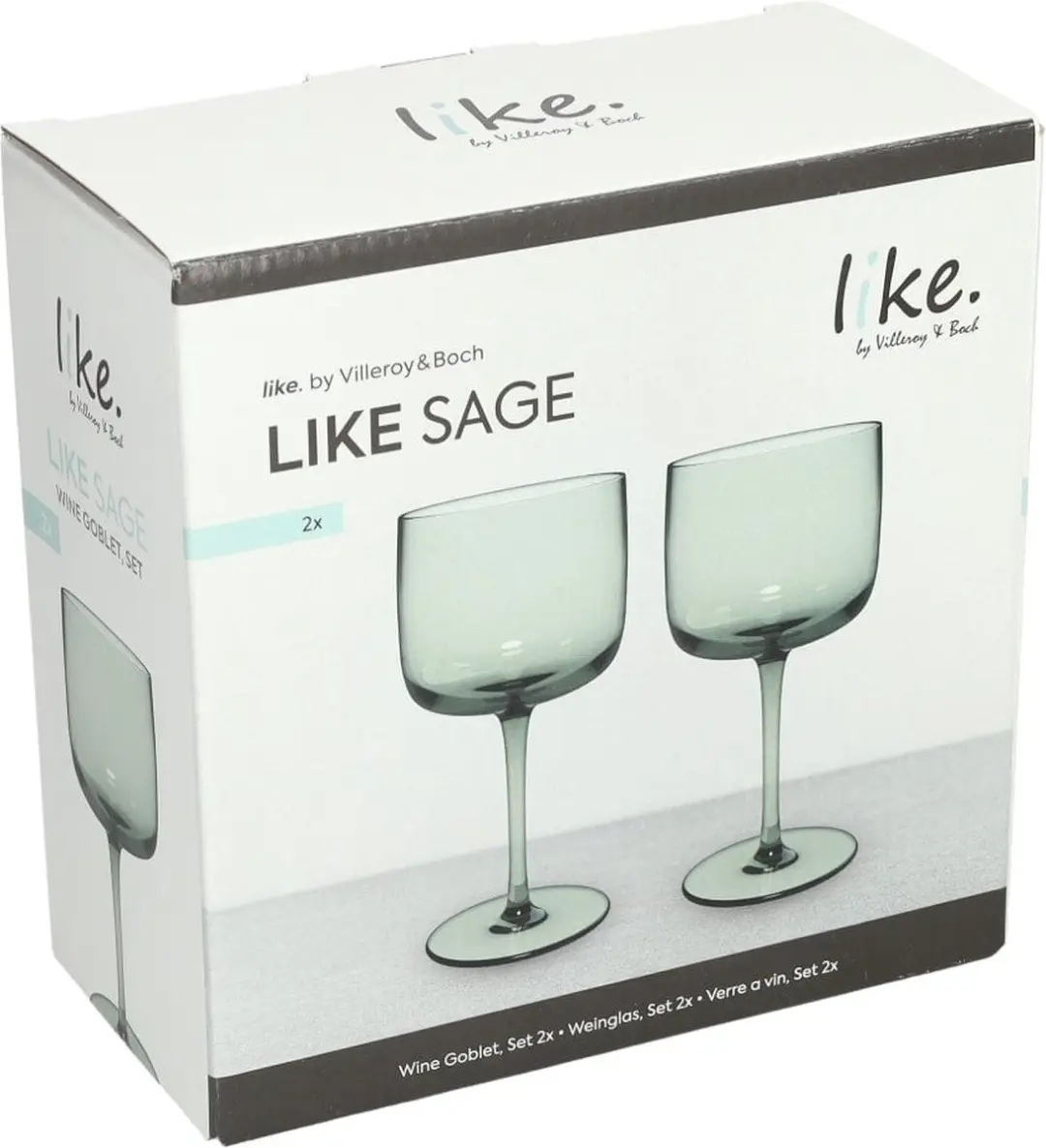 Villeroy & Boch Like Sage Wijnglas 2 Stuks - Groen