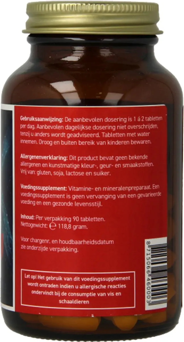 All Natural Oesterkalk 90 Tabletten