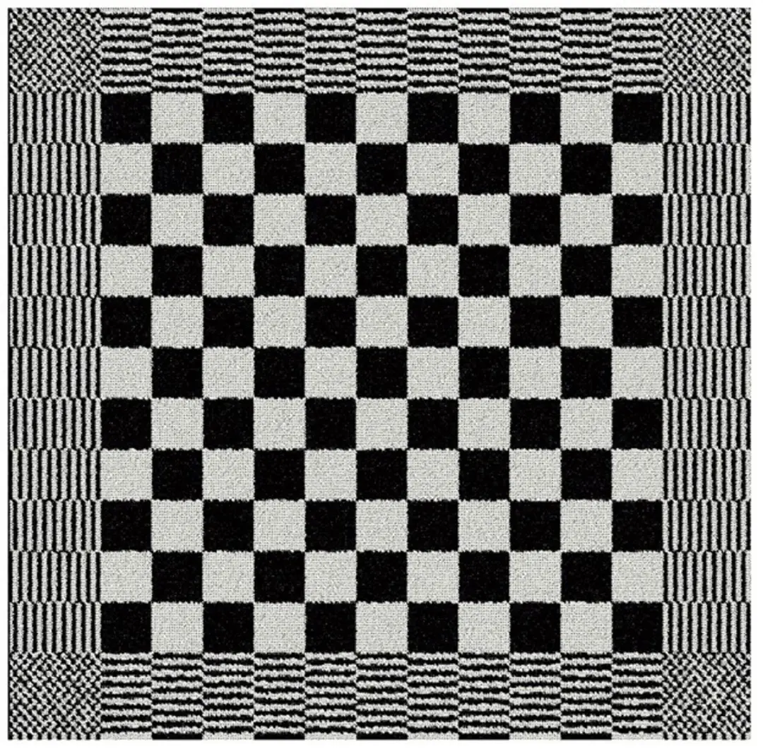 DDDDD Keukendoek Barbeque Zwart - 6 Stuks 50x55cm
