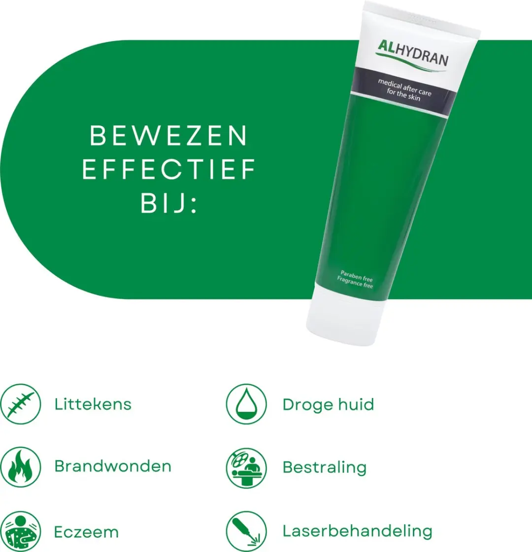 ALHYDRAN Brandwond & Littekencrème 250ml