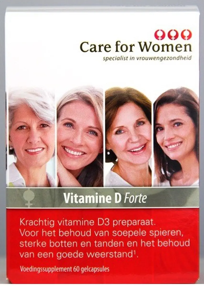 Care For Women Vitamine D Forte 60 Capsules