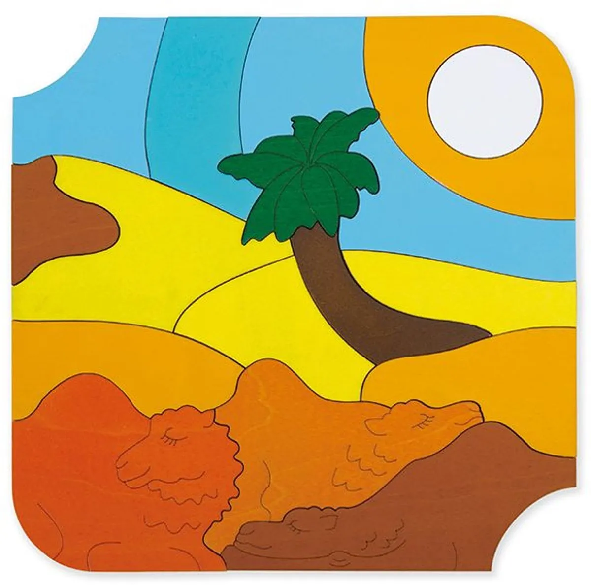 Hape IJsberen Houten Puzzel 33 Stuks - Multicolor