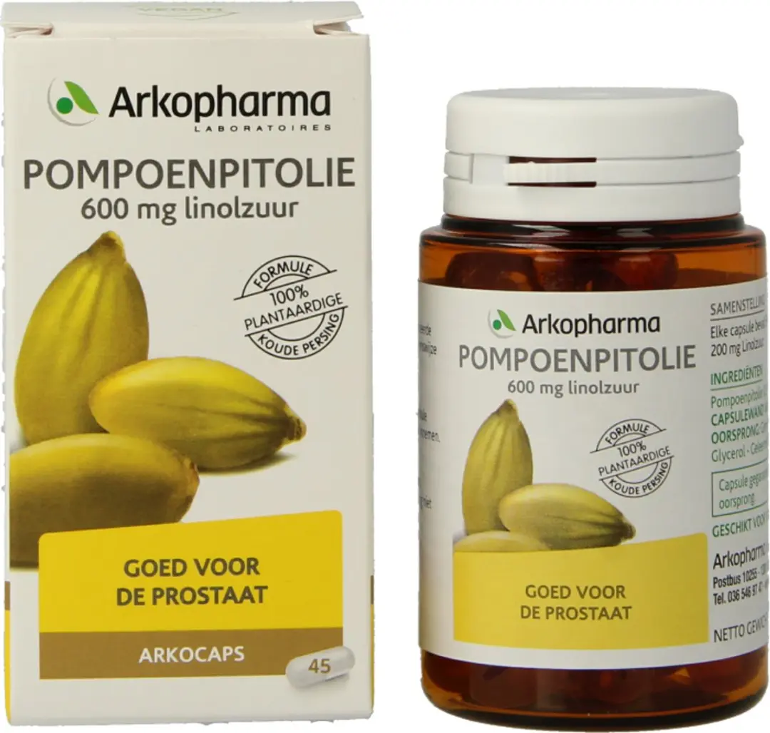 Arkopharma Arkocaps Pompoenpitolie 45 Capsules