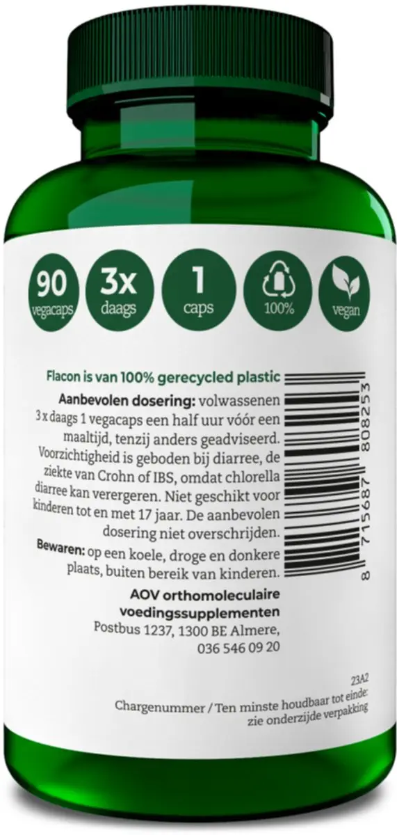 AOV Chlorella 90 Vegacapsules