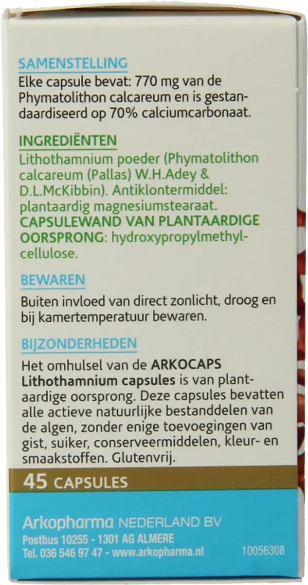 Arkopharma Arkocaps Lithothamnium 45 Capsules
