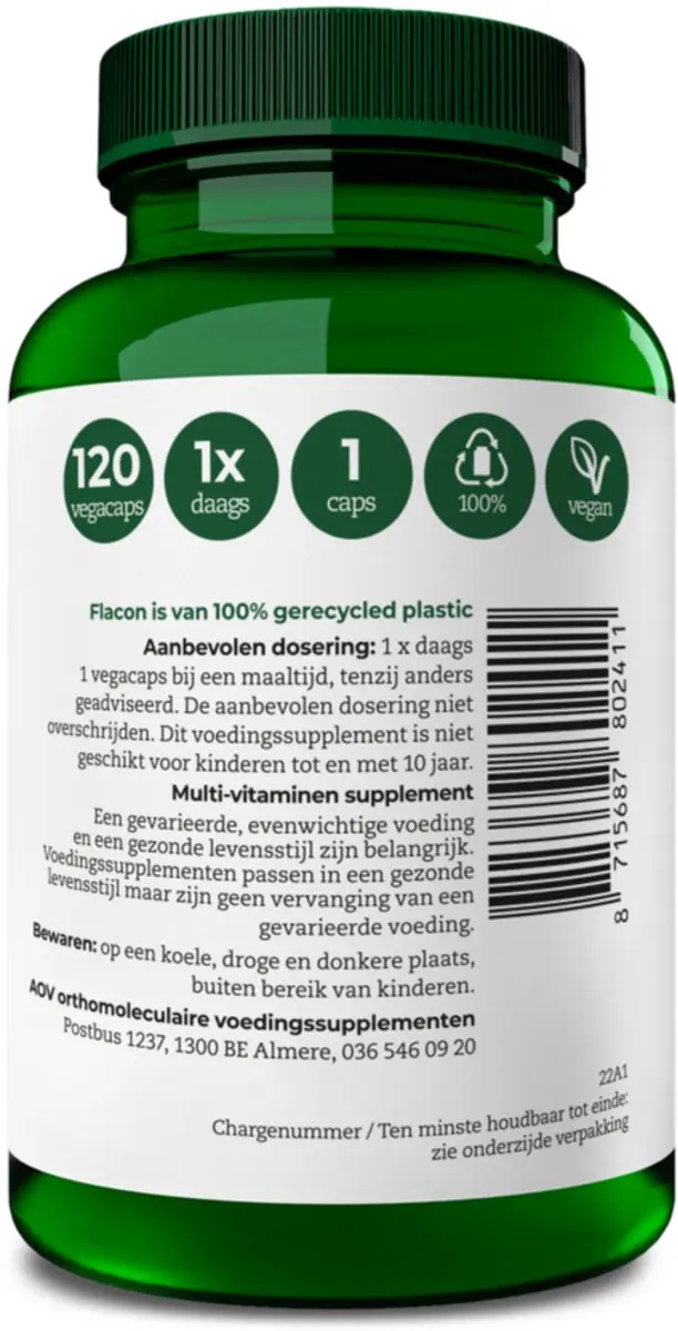 AOV Vitamine B Complex 120 Vegacapsules